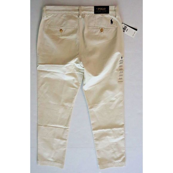 Polo Ralph Lauren Men's Sz 29x30 Beige Stretch Classic Straight Fit Pants $99 - Picture 2 of 8